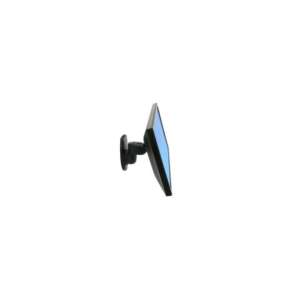 Ergotron 200 Series Wall Mount Pivot - 11,3 kg - 61 cm (24") - 75 x 75 mm - 100 x 100 mm - Schwarz