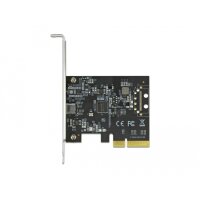 Delock PCI Express x4 Karte zu 1 x extern SuperSpeed USB 20 Gbps (USB 3.2 Gen 2x2) USB Type-C™ Buchse - PCIe - PCIe - USB 3.2 Gen 2 (3.1 Gen 2) - Niedriges Profil - PCIe 3.0 - Edelstahl - PC