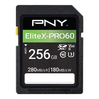 PNY EliteX-PRO60, 256 GB, SDXC, Klasse 10, UHS-II, 280...