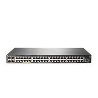 HPE Aruba Networking Aruba 2930F 48G PoE+ 4SFP, Managed, L3, Gigabit Ethernet (10/100/1000), Power over Ethernet (PoE), Rack-Einbau, 1U