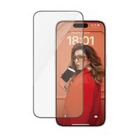 PanzerGlass ® Displayschutz iPhone 15 Pro | Ultra-Wide Fit m. EasyAligner, Apple, Apple - iPhone 15 Pro, Trockene Anwendung, Schockresistent, Transparent, 1 Stück(e)