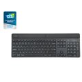 Targus Sustainable Energy Harvesting EcoSmart - Kabellos - Bluetooth - Scherenschalter - QWERTY - LED - Schwarz
