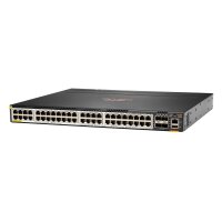 HPE Networking CX 6300M 48-port Smart Rate 1/2.5/5GbE Class 6 PoE and 4-port SFP56 Switch - Managed - L3 - Power over Ethernet (PoE) - Rack-Einbau - 1U
