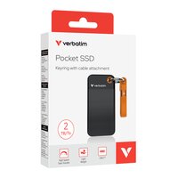 Verbatim Pocket SSD, 2 TB, USB Typ-C, 3.2 Gen 2 (3.1 Gen...