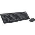 Logitech MK295 Silent - Volle Größe (100%) - Kabellos - RF Wireless - QWERTY - Graphit - Maus enthalten