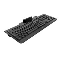Cherry SECURE BOARD 1.0, Kabelgebunden, USB, QWERTY, Schwarz