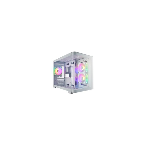 FSP Geh Mini S380 WA Micro-ATX/M-ITX/ARGB o.N. White retail - Tower - ATX