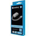 SANDBERG 136-38 - CF - MMC - MicroSD (TransFlash) - SD - SDHC - SDXC - xD - Schwarz - USB 3.2 Gen 1 (3.1 Gen 1) Type-C - 1 Stück(e) - 82 mm - 23 mm