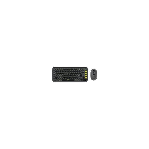 Logitech Pop Icon Combo - GRAPHITE DE - Maus - 400 dpi
