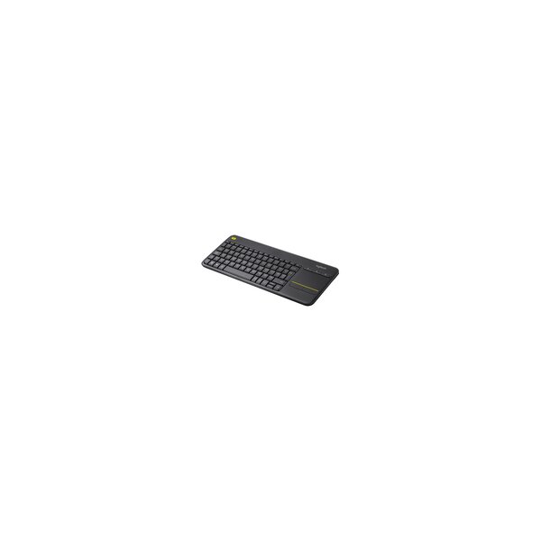 Logitech K400 Plus - Mini - Kabellos - RF Wireless - QWERTY - Schwarz