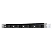 QNAP TR-004U - HDD / SSD-Gehäuse - 2.5/3.5" - Serial ATA II - 6 Gbit/s - Hot-Swap - Schwarz - Grau