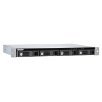 QNAP TR-004U - HDD / SSD-Gehäuse - 2.5/3.5" - Serial ATA II - 6 Gbit/s - Hot-Swap - Schwarz - Grau