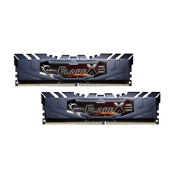 G.Skill Flare X (for AMD) F4-3200C16D-32GFX - 32 GB - 2 x 16 GB - DDR4 - 3200 MHz - 288-pin DIMM