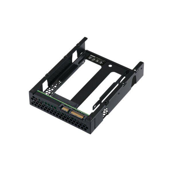 QNAP QDA-A2AR - HDD / SSD-Gehäuse - 2.5" - Serial ATA III - 6 Gbit/s - Schwarz