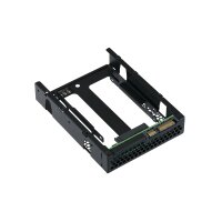 QNAP QDA-A2AR - HDD / SSD-Gehäuse - 2.5" - Serial ATA III - 6 Gbit/s - Schwarz