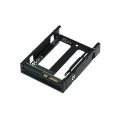 QNAP QDA-A2AR - HDD / SSD-Gehäuse - 2.5" - Serial ATA III - 6 Gbit/s - Schwarz