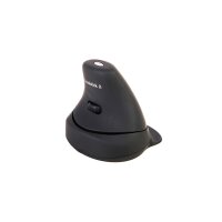 Bakker Rockstick 2 Mouse Wireless Medium/Small, Beidhändig, Vertikale Ausführung, Laser, RF Wireless, 2000 DPI, Schwarz