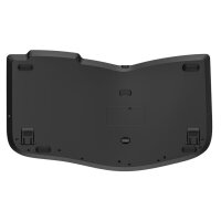 Kensington Pro Fit Ergo KB675 EQ TKL, Tenkeyless (80 - 87 %), Verkabelt & Kabellos, USB + RF Wireless + Bluetooth, Membran Key Switch, QWERTY, Schwarz