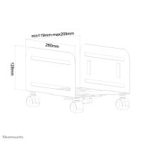 Neomounts PC-Halter, Cart CPU-Halterung, Tower, 10 kg,...