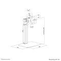 Neomounts FPMA-D865BLACK Monitor-Ständer 10-32" - Gasfeder - Freistehend - 7 kg - 25,4 cm (10") - 81,3 cm (32") - 100 x 100 mm - Schwarz