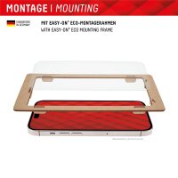 E.V.I. Displex Panzerglas (10H, 2D) für Xiaomi Redmi Note 13 5G/13 Pro 5G, Eco-Montagerahmen, kratzer-resistent, Xiaomi, Xiaomi Redmi Note 13 5G/13 Pro 5G, Trockene Anwendung, Schmutzabweisend, Kratzresistent, Schockresistent, Stoßfest, Transparent, 1 Stü