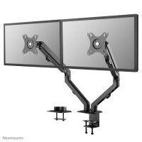 Neomounts Monitor-Tischhalterung, Klemme/Durchführung, 7 kg, 43,2 cm (17"), 68,6 cm (27"), 100 x 100 mm, Schwarz