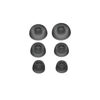 Jabra 100-62974000-00, Ohrstöpsel-Aufsätze, Silikon, Schwarz