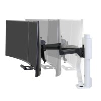 Ergotron TRACE ™ Dual Monitorhalterung (weiß) - Klemme - 9,8 kg - 54,6 cm (21.5") - 68,6 cm (27") - 100 x 100 mm - Weiß