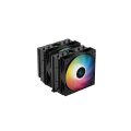 Deepcool AG620 BK ARGB - Luftkühlung - 12 cm - 300 RPM - 1850 RPM - Schwarz - Weiß