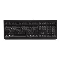 Cherry DC 2000, Kabelgebunden, USB, Mechanischer Switch, QWERTY, Schwarz, Maus enthalten