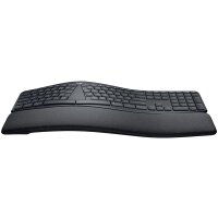 Logitech ERGO K860 - Volle Größe (100%) - Kabellos - RF Wireless + Bluetooth - Halbmechanischer Schlüsselschalter - QWERTY - Graphit