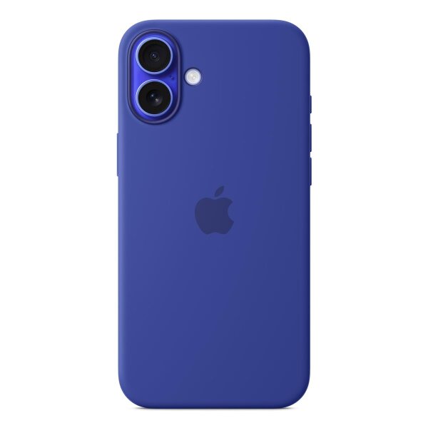 Apple iPhone 16 Plus Silikon Case - mit MagSafe– Ultramarin