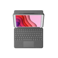 Logitech Combo Touch, QWERTY, Italienisch, Touchpad, 1,8 cm, 1 mm, Apple