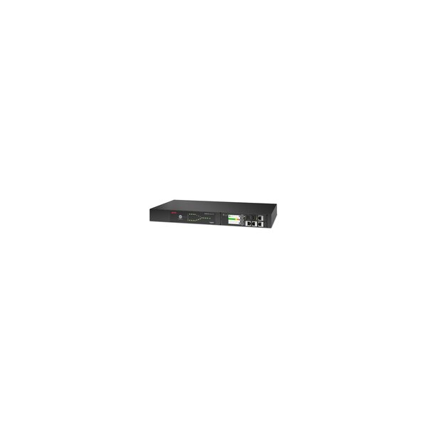 APC Automatic Transfer Switch AP4423A – (8x) C13 + (1x) C19 - 3680W - Rack-montierbar - 1HE - Rackmount - 1U - 9 AC-Ausgänge - Schwarz