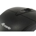 Equip 245102 - Beidhändig - Optisch - USB Typ-A - 1000 DPI - Schwarz