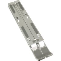 Inter-Tech NBS-200, Laptop-Ständer, Silber, Aluminium, 27,9 cm (11"), 39,6 cm (15.6"), 40 kg