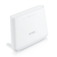 ZyXEL DX3301-T0, Wi-Fi 6 (802.11ax), Dual-Band (2,4 GHz/5 GHz), Eingebauter Ethernet-Anschluss, ADSL, Weiß, Tabletop-Router