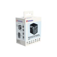 Verbatim 49545 - Universal - Universal - Typ A - Typ B - Typ C (Euro-Stecker) - Typ E (FR) - Typ F - Typ G (VK) - Typ I (AU) - Typ J (CH) - Typ L... - Typ A - Typ B - Typ C - Typ D (VK) - Typ E (FR) - Typ F - Typ G (VK) - Typ H (IL) - Typ I (AU) - Typ J..