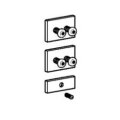 Ergotron Track Mount Bracket Kit for CPU Holders - 500 g - 500 g