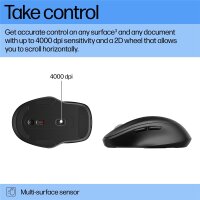 HP 515 UF RECHBL Wireless Mouse - Maus - 4.000 dpi