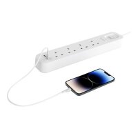 Belkin SRB001VF2M, 525 J, 4 AC-Ausgänge, Weiß,...