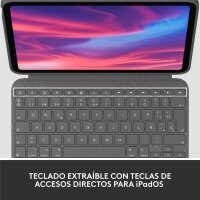 Logitech 920-011439 - QWERTY - Spanisch - Touchpad - 1,8 cm - 1 mm - Apple