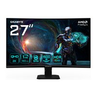 Gigabyte Dis 27 GBT GS27QCA QHD 180Hz IPS Curved - 1 ms -...