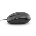 MEDIARANGE MROS210 - rechts - Optisch - USB Typ-A - 1000 DPI - Schwarz
