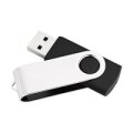 MEDIARANGE MR908NTRL - 8 GB - USB Typ-A - 2.0 - 17 MB/s - Drehring - Schwarz - Silber