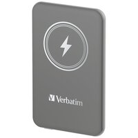 Verbatim Charge´n´ Go Magnetic Wireless Power Bank 5000 Grey - Akku