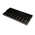 StarTech.com 1:15 USB Stick Klonstation und Löscher - Kopierer für mehrere USB Laufwerke - System and File und Sector-by-Sector Kopieren - 1,5 GB/min - Single und 3-Pass Löschen - LCD Display - USB-Flash-Drive-Duplikator - 15 Kopien - USB 2.0 - Schwarz -