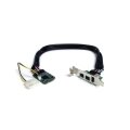 StarTech.com 3 Port 2b 1a 1394 Mini PCI Express FireWire-Kartenadapter - PCIe - IEEE 1394/Firewire - Full-height / Low-profile - PCIe 1.1 - Schwarz - Edelstahl - Texas Instruments - XIO2213B