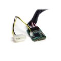StarTech.com 3 Port 2b 1a 1394 Mini PCI Express FireWire-Kartenadapter - PCIe - IEEE 1394/Firewire - Full-height / Low-profile - PCIe 1.1 - Schwarz - Edelstahl - Texas Instruments - XIO2213B