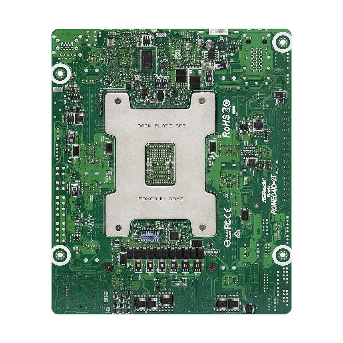 ASRock ROMED4ID-2T - AMD - Socket SP3 - AMD EPYC - DDR4-SDRAM - 256 GB - DIMM